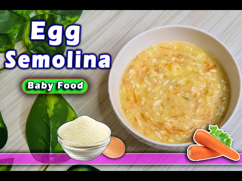 Egg Semolina Baby Food |Weight Gain & Healthy Breakfast/Lunch For 1year + Baby | Iron Rich Baby food