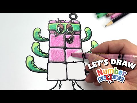 Let's Draw Numberblocks : Octonaughty