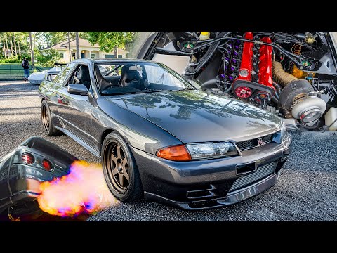 BADDEST R32 GTR in the USA GETS EVEN FASTER! 1300HP Street Pulls and Dyno