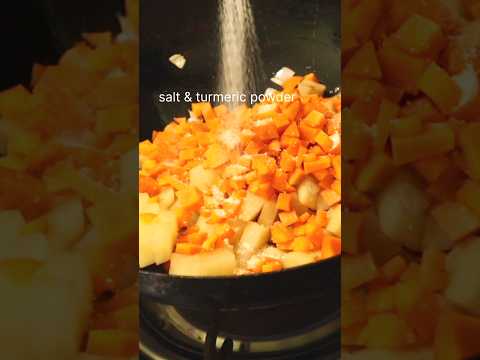 Aloo carrot fry sidedish for pappu chaaru #aloofry #veggies #fry #viralvideo #trending #shorts