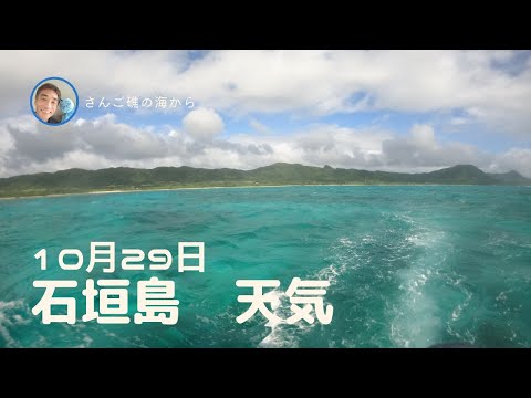 【石垣島天気】10月29日10時ごろ。15秒でわかる今日の石垣島の様子。