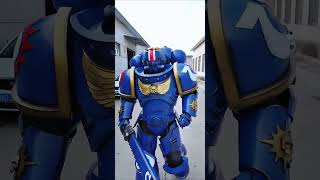 Warhammer 40K Power Armor Cosplay: A Full-Body Space Marine Transformation!