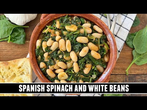 Spanish Spinach and White Beans | Heart-Healthy & Packed with Goodness