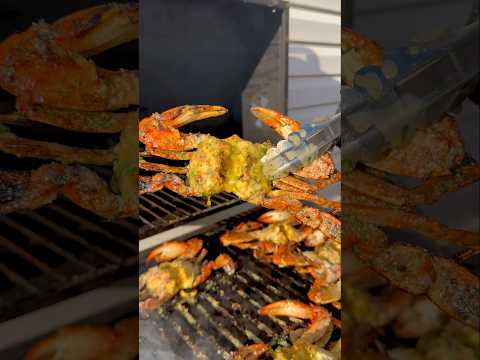 Chargrilled Blue Crabs #mealsbyaldenb #southernmade #bluecrab