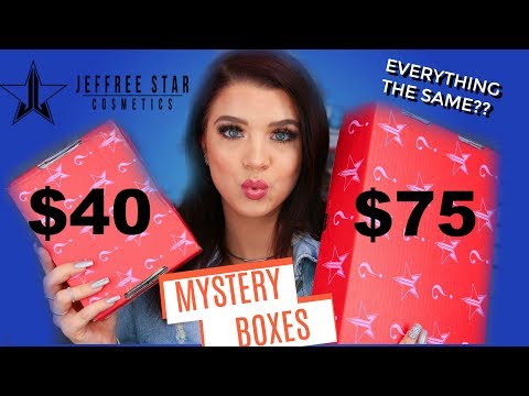 Jeffree Star Mystery Boxes Premium & Deluxe The Same Products????