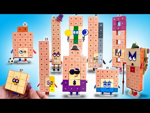 Magnetic Numberblocks DIY Toys 20’s || Keith’s Toy Box