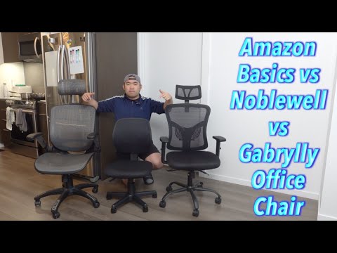 Amazon Basics vs Noblewell vs Gabrylly Office Chair, Which Should You Buy?