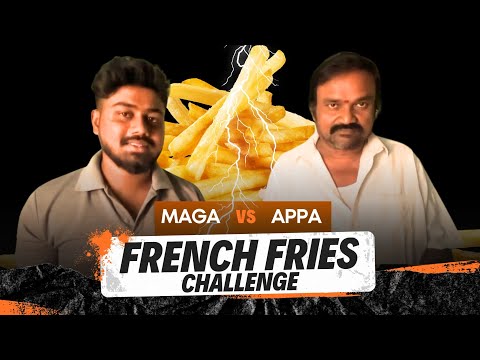 French Fries Challenge...🤩 | ಅಪ್ಪ Vs ಮಗ 😎 | Likhith Shetty Vlogs