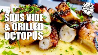 Ep 31: Octopus! Sous Vide and Char Grilled Octopus - Kamado Joe Classic 2!