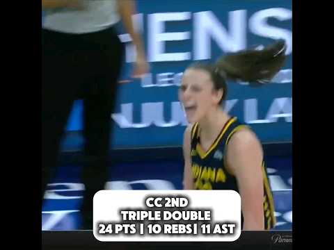 🤯#CaitlinClark 2nd Triple Double HIGHLIGHTS! #indianafever #wnba #espn #fyp #short #shorts