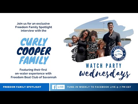 Freedom Social | Watch Party Wednesday | Freedom Family Spotlight with the Curly Cooper Family