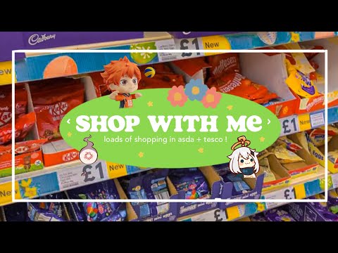 🍄 shop with me :: shopping at asda and tesco !