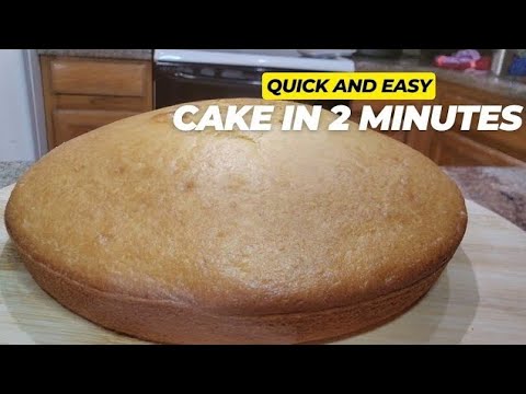 ✨️ Cake in 2 minutes! Easiest cake Recipe.