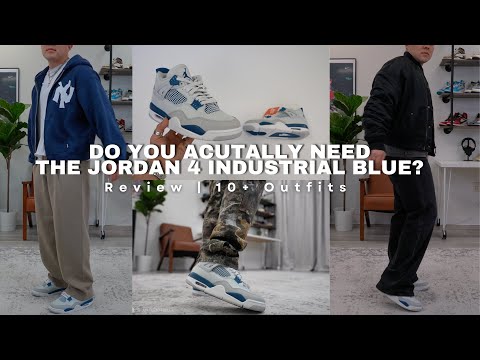 Jordan 4 Military Industrial Blue Outfit Review | Must-Have or just hype?