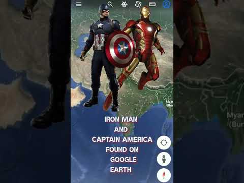 Iron Man And Captain America Found🤯In Google Map|Google Map Secrets|