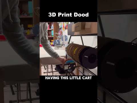 Filament Cart with WHEELS #3dprint #3dprinting #3dprintinglife #3dprint