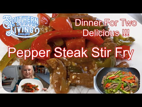 Pepper Steak Stir Fry  --  Meal For Two