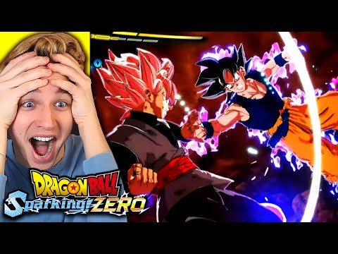 NEW SPARKING ZERO UI SIGN GOKU VS. ROSE GOKU BLACK!! - JackTheBus Reacts