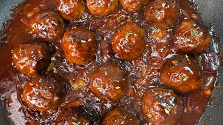 SUCCULENT BARBECUE MEATBALLS RECIPE