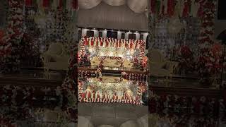 karachievents//BANQUET decorate beautiful ❤️ bridal stage full flower work view.#shortsvideo