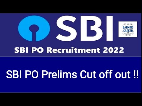 SBI PO Prelims Result out II Category wise Cut  Off !!