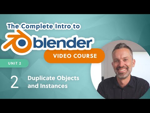 Blender Beginner Tutorial – Duplicate Objects and Instances