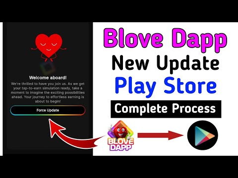 Blove Dapp Force Update ! Blove dapp APK to App Convert ! Blove dapp download in Play Store