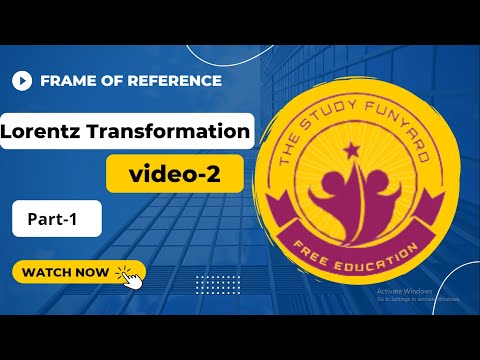 frame of reference| lorentz transformation| Physics | Mechanics | #Bsc #Msc #Btech (part-1)