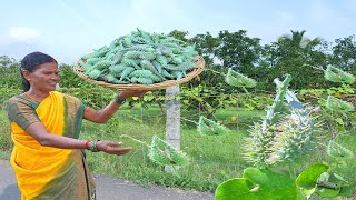 Village Prawn Curry Recipe | Veali Paruthi Poriyal Cooking in Village | Side Dish Recipes