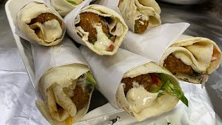 HOW TO MAKE ARABIC DINNER SANDWICH || FALAFEL SANDWICH || ARABIC SANDWICH