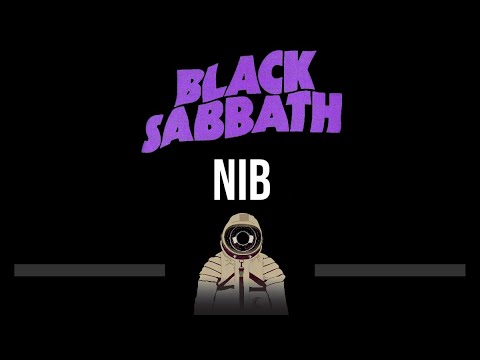 Black Sabbath • NIB (CC) (Upgraded Video) 🎤 [Karaoke] [Instrumental Lyrics]