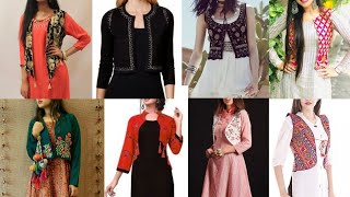 Style your kurti/suits with these fashionable jackets | Different types of  kurti with jacket 2022 |