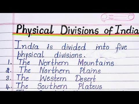 Physical Divisions of India