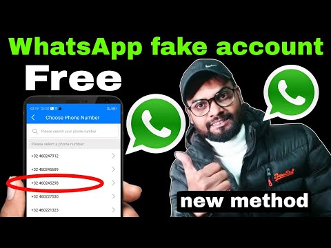 how to create WhatsApp number account | WhatsApp fake account kaise banye | new method| Hindi urdu