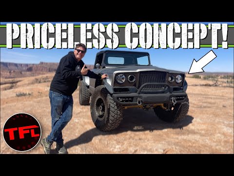 I Wheel a Priceless Jeep Truck Prototype Up Poison Spider in Moab & It's Beyond Sick!