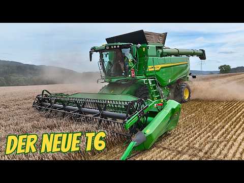 I drive the new John Deere T6