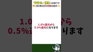 【知らないとまずい】楽天カード還元率改悪の対策とは #お金 #お得 #節約