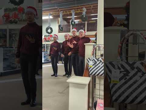 Christmas Carol Singers Drop by Salvation Army to Sing "It's The Most Wonderful Time Of The Year"