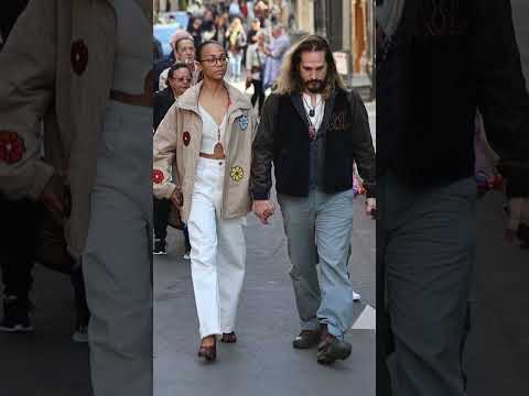 Zoe Saldana Street Outfits | Celebrity Style