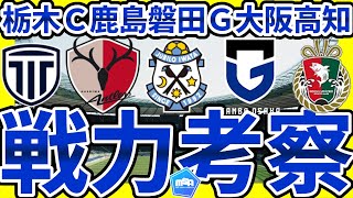 【移籍経て開幕戦力が見えてきた│2025戦力考察】全ポジ揃う鹿島アントラーズ&ジュビロ磐田/坂本一彩海外移籍でCF欲しいガンバ大阪/完全新体制栃木シティ&高知ユナイテッドSCの陣容