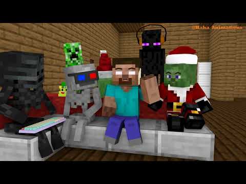 Celebrate Christmas With Herobrine And Play Prison Break Games (Minecraft Animation)