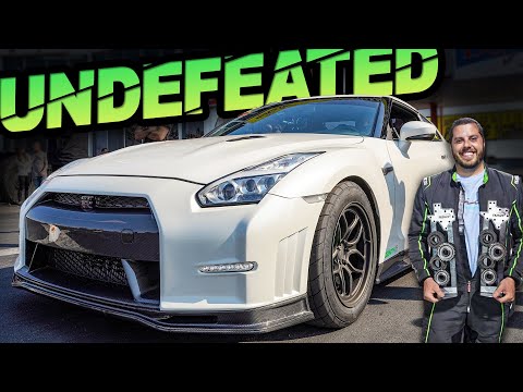 1800HP GTR Beats Vipers and Lambos - UNDEFEATED CHAMP! (60-130MPH in 2.3s)