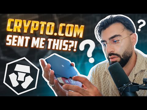 CRYPTO.COM SENT ME THIS! | THE ONLY PLACE YOU NEED FOR YOUR CRYPTO | METAL VISA CARD UNBOX & REVIEW