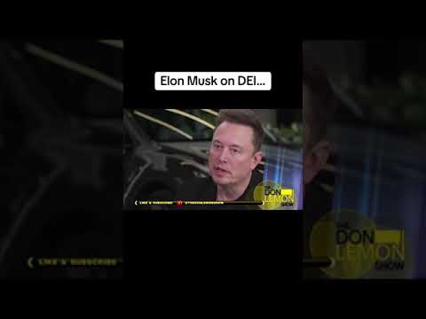 Thoughts on DEI? From my interview with Elon Musk earlier last year. #elonmusk #dei