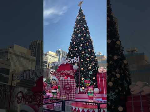 Happy Yuletide Season | 2024 | Central World Bangkok, Thailand #travel #thailand #youtubeshorts