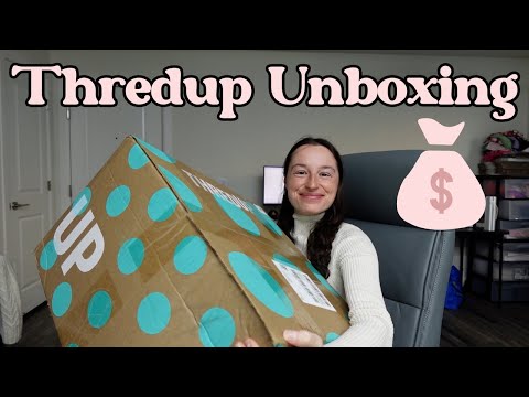 I Sold One Sweater for Over $100!! | 25 Item Thredup Unboxing to Sell on Poshmark and Ebay