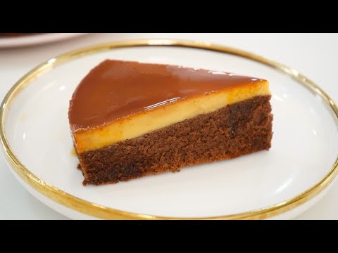 Chocolate Custard Cake that melts in your mouth