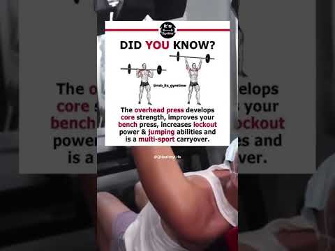 Did you know ? #corestrength #benchpress #jumping #sport #Fitness #workout #muscl...