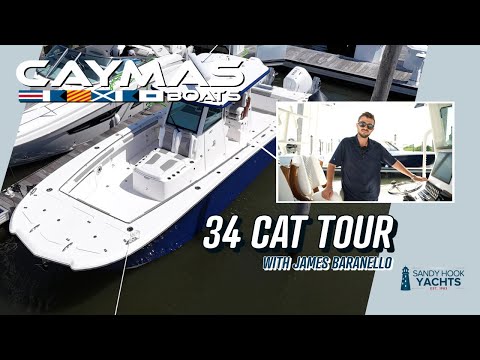 Discover the Legacy of Caymas: In-Stock 34 CT Catamaran Walkthrough | Sandy Hook Yachts