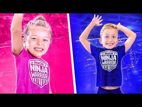 We Did a Ninja Warrior Race! Who Is the Best NINJA?